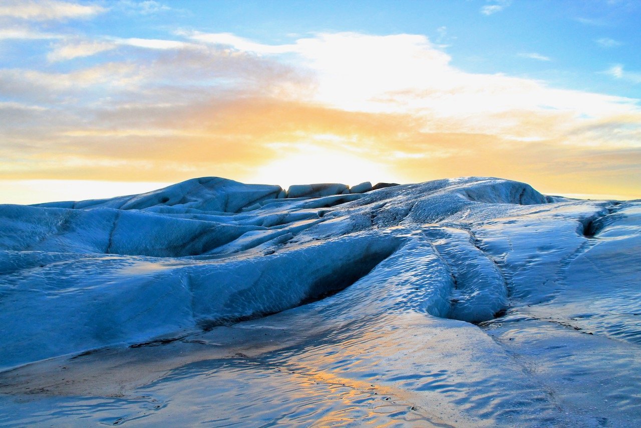   Vatnajökull Glacier, Iceland (ISO 800, 18 mm,  f /4.5, 1/2000 s)  