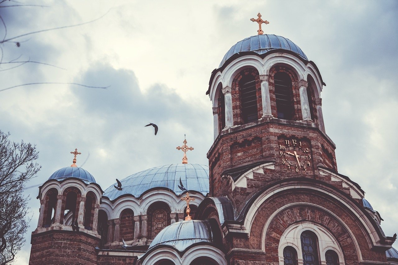   Church of Sveti Sedmochislenitsi, Sofia, Bulgaria (ISO 400, 50 mm,  f /4.5, 1/1250 s)  