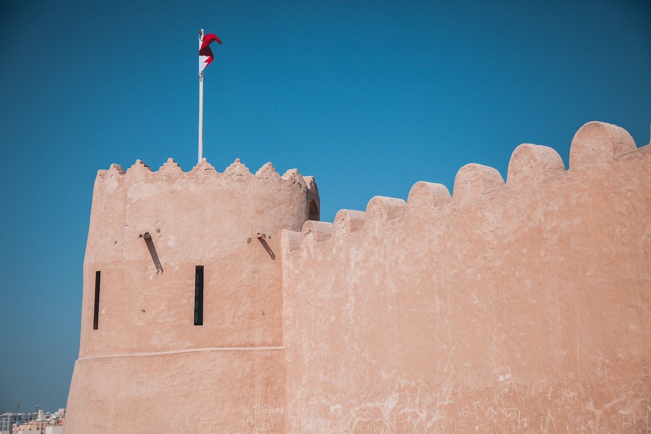   Sheikh Salman bin Ahmed Fort, Bahrain (ISO 100, 55 mm,  f /4, 1/2500 s)  