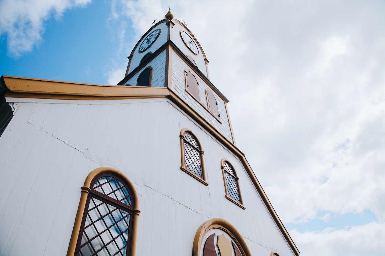   Tórshavn Cathedral, Tórshavn, Faroe Islands (ISO 200, 24 mm,  f /9, 1/500 s)  