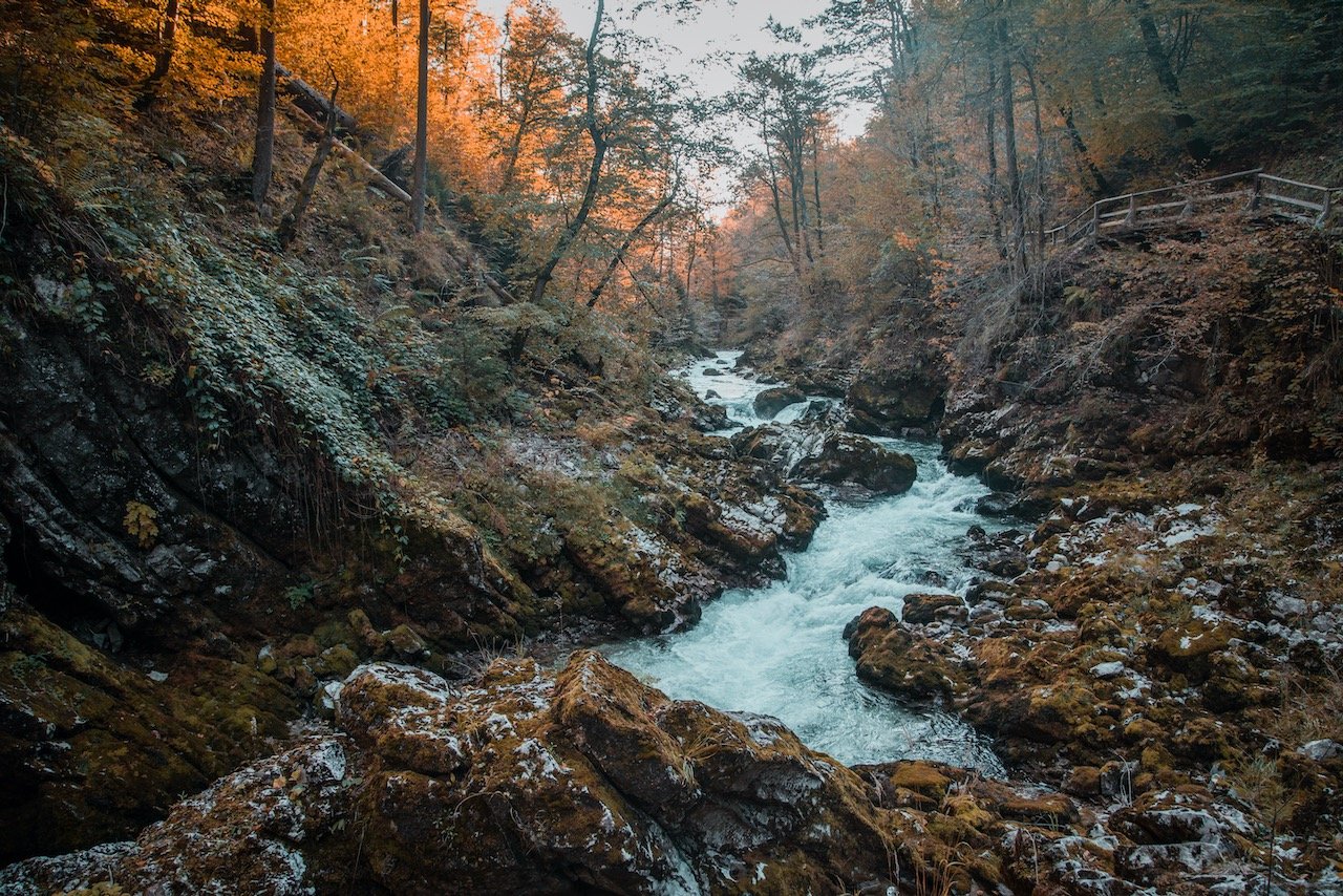   Soteska Vintgar, Triglav National Park, Slovenia (ISO 800, 24 mm,  f /8, 1/50 s)  