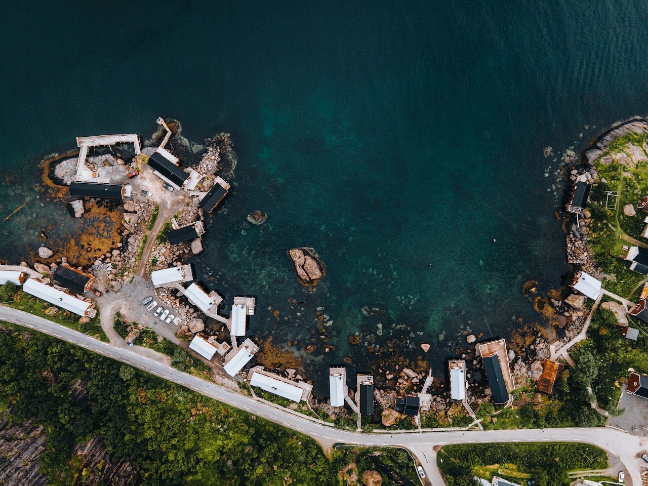   Nusfjord, Lofoten, Norway (ISO 100, 4.5 mm,  f /2.8, 1/160 s)  