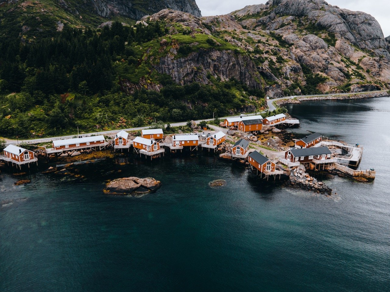   Nusfjord, Lofoten, Norway (ISO 100, 4.5 mm,  f /2.8, 1/160 s)  