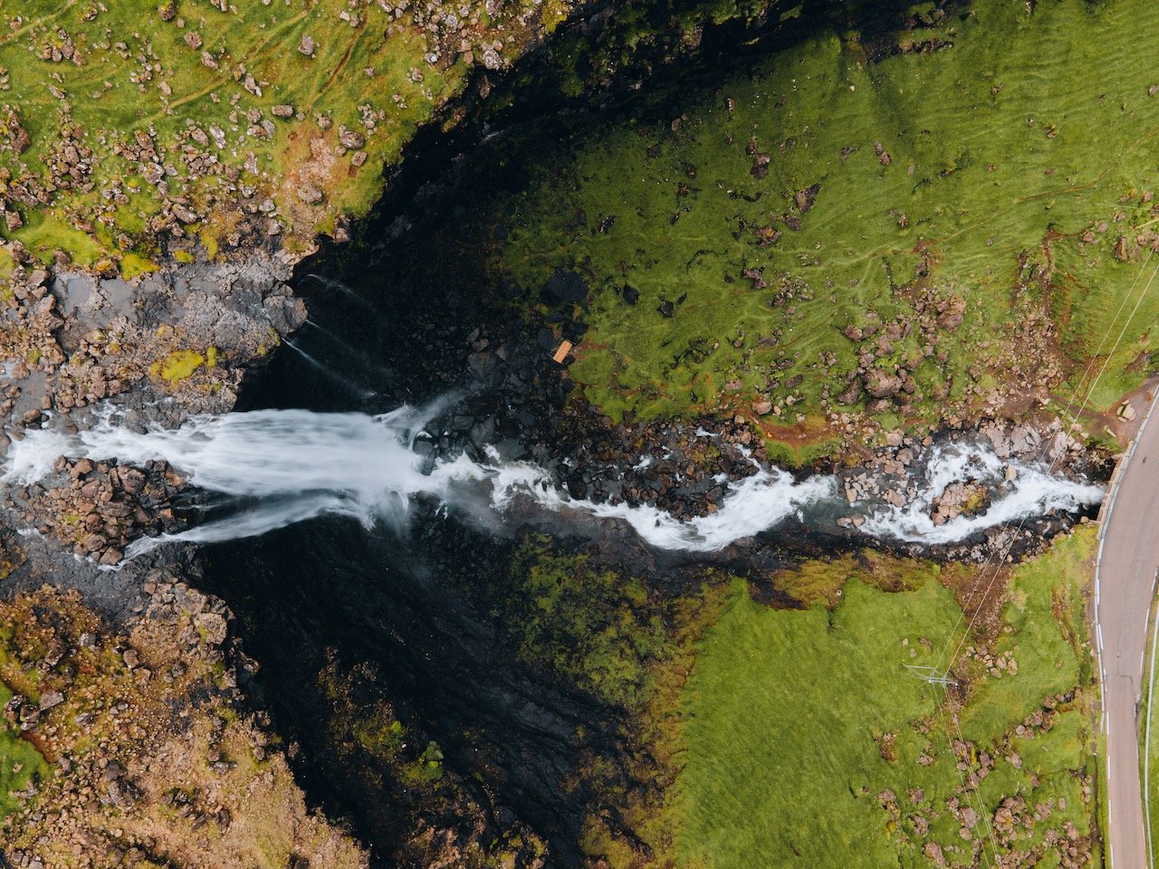  Fossá Waterfall, Streymoy, Faroe Islands (ISO 100, 4.5 mm,  f /2.8, 1/6 s)  