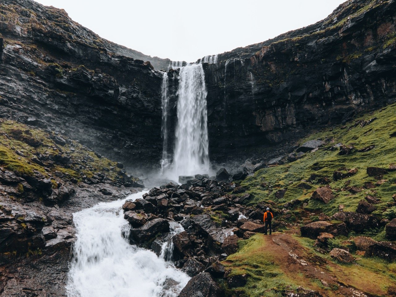   Fossá Waterfall, Streymoy, Faroe Islands (ISO 200, 4.5 mm,  f /2.8, 1/30 s)  