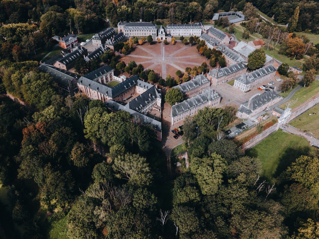 📍 Lille Citadel, Lille, France

The Citadel of Lille (French: Citadelle de Lille; Dutch: Citadel van Rijsel) is a pentagon-shaped fortress in the west part of Lille, built between 1667 and 1670. The citadal was ordered to be constructed by Louis XIV