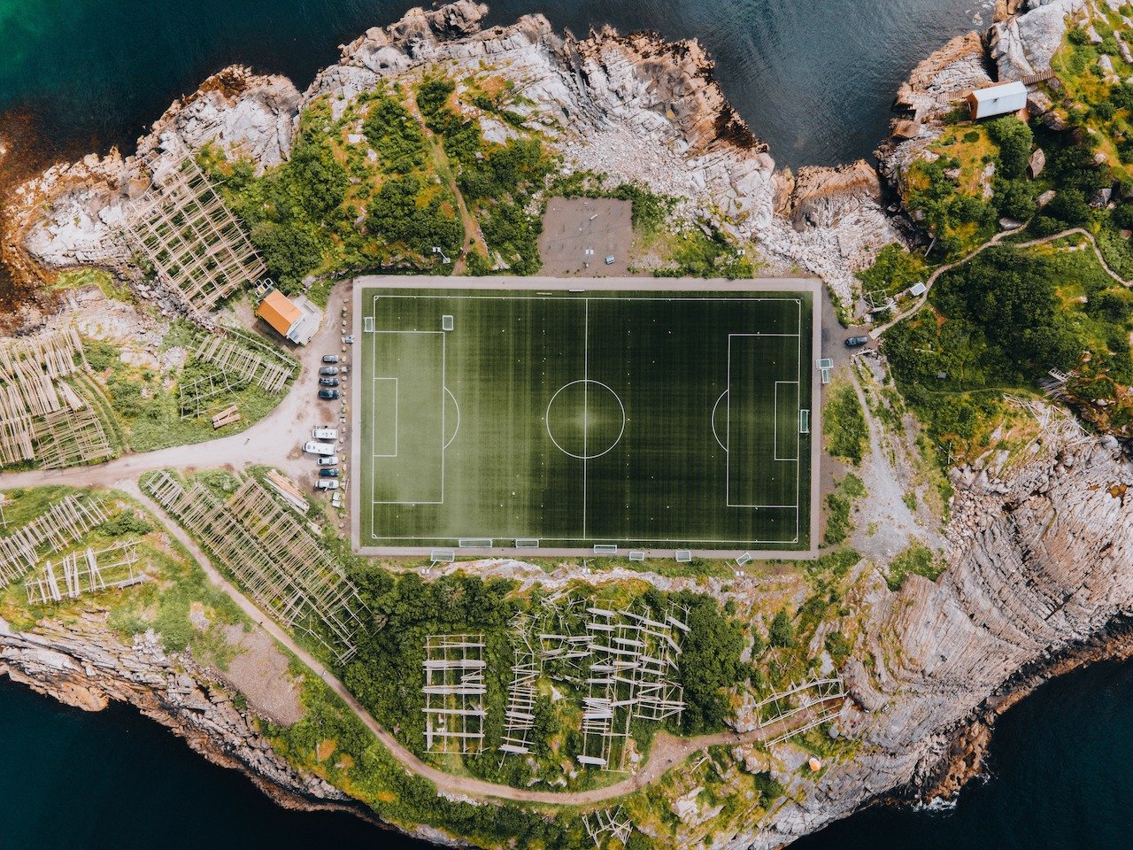 📍 Henningsvaer, Lofoten, Norway

I will never tire of this view. I hope we can go back to Lofoten again and spend more time in the town of Henningsv&aelig;r. The football field is the focal point of the town and is perhaps one of the most famous pla