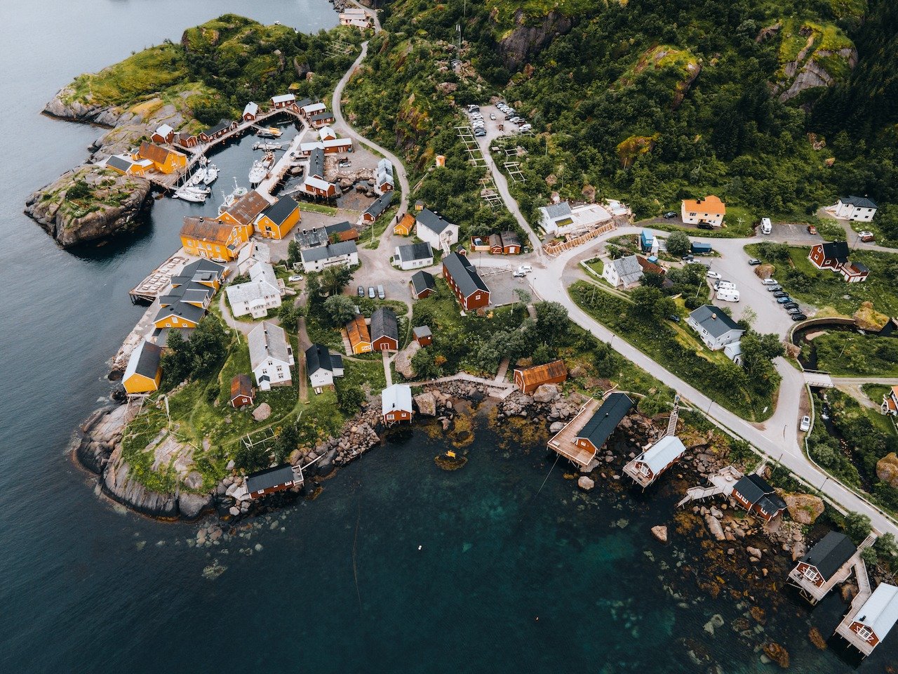 📍 Nusfjord, Lotofen, Norway

This idyllic village in Norway is called Nusfjord. It&rsquo;s situated in the Lofoten islands and is everything you would want in a home away from home. The cabins here, most with their own sauna and a small bit of coast