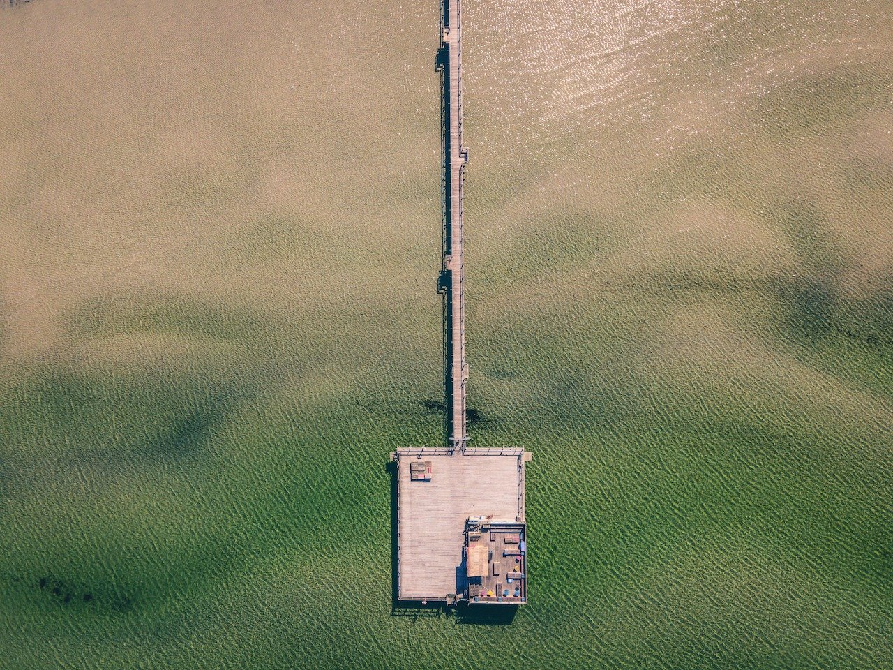 📍 &Ouml;land, Sweden

There is something awesome about seeing top down views with a drone. This is the pier at K&ouml;pingsvik Beach on the island of &Ouml;land in Sweden. Sadly the bar on the pier wasn&rsquo;t open at the time but that didn&rsquo;t