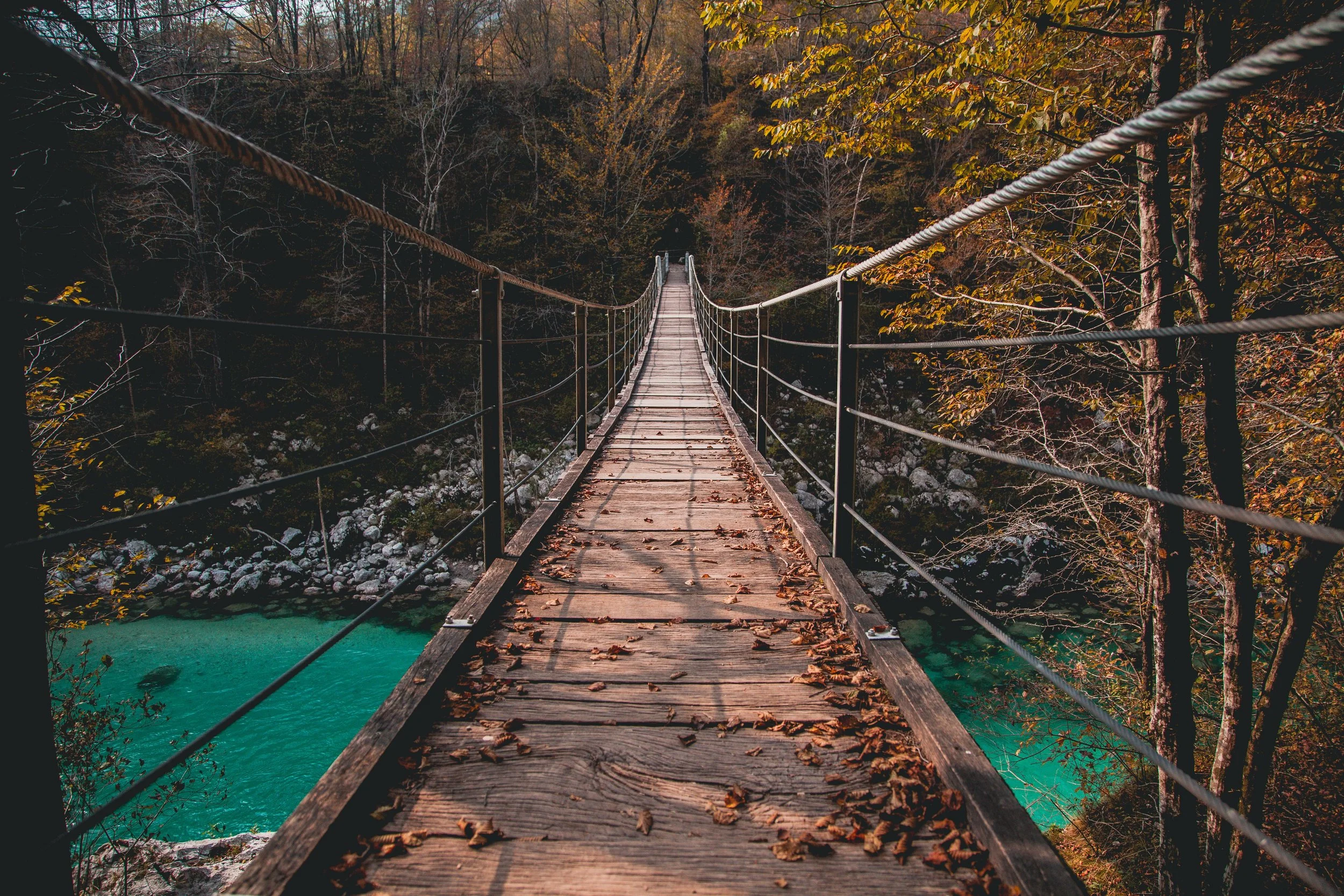 The River Soča in Slovenia