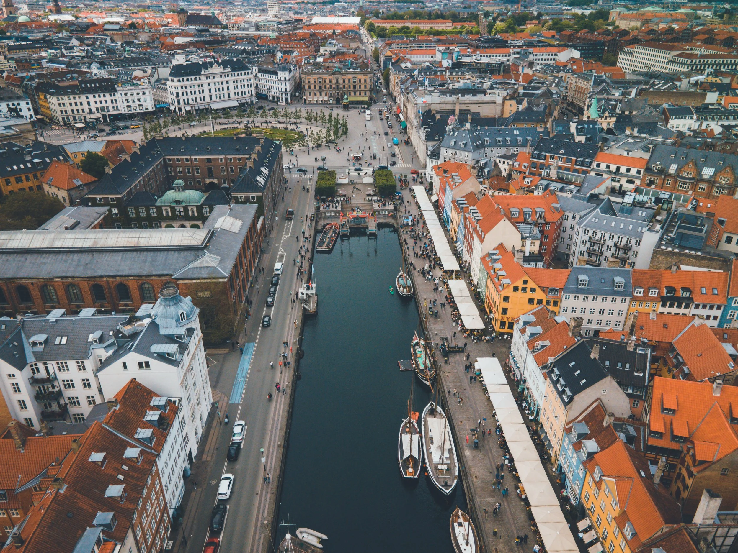 Nyhavn Harbor in Copenhagen, Denmark