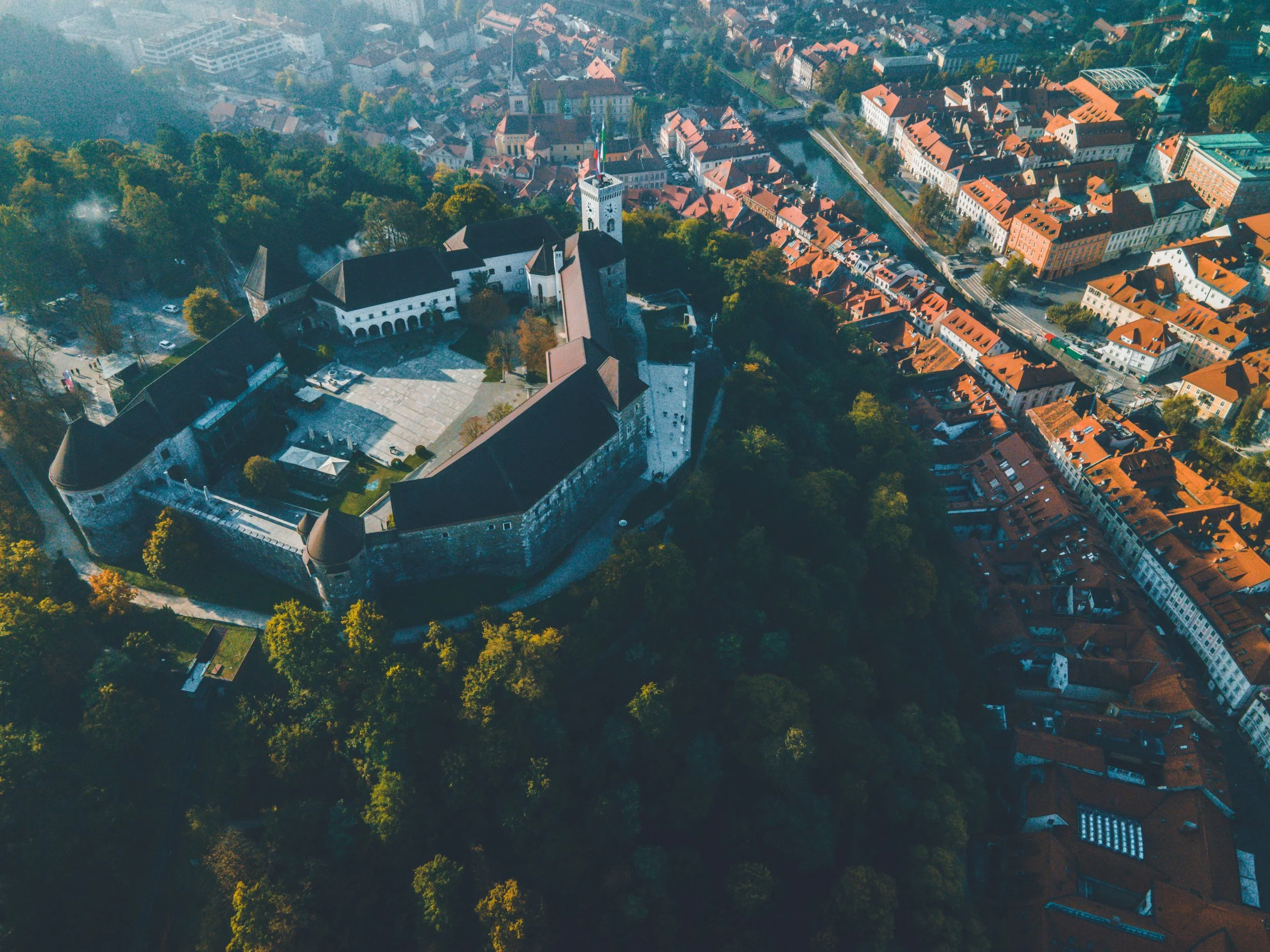Ljubljana Castle in Ljubljana, Slovenia