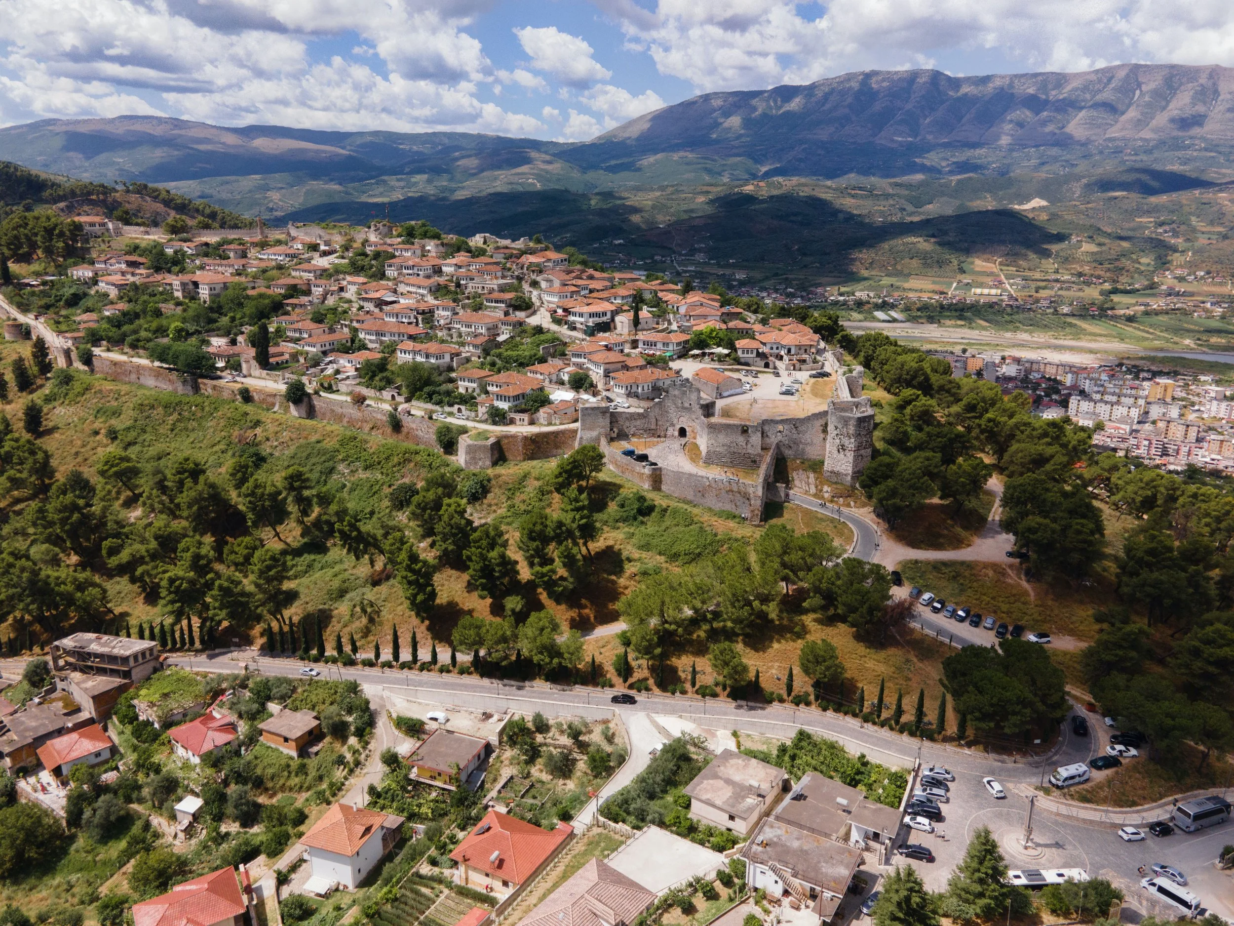 Berat Castle in Berat, Albania