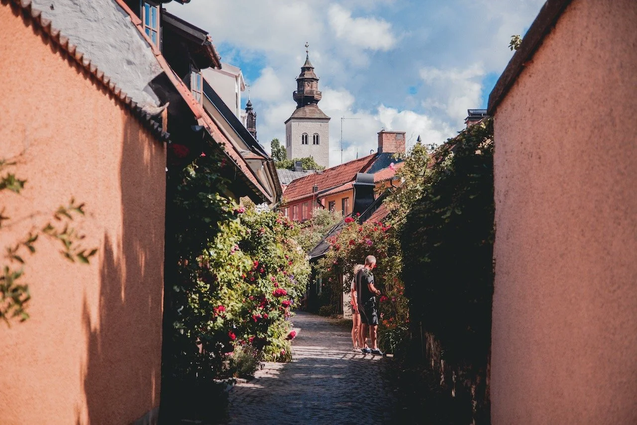 Visby Square A Closer Look at the Hanseatic Town of Visby in Gotland, Sweden ...