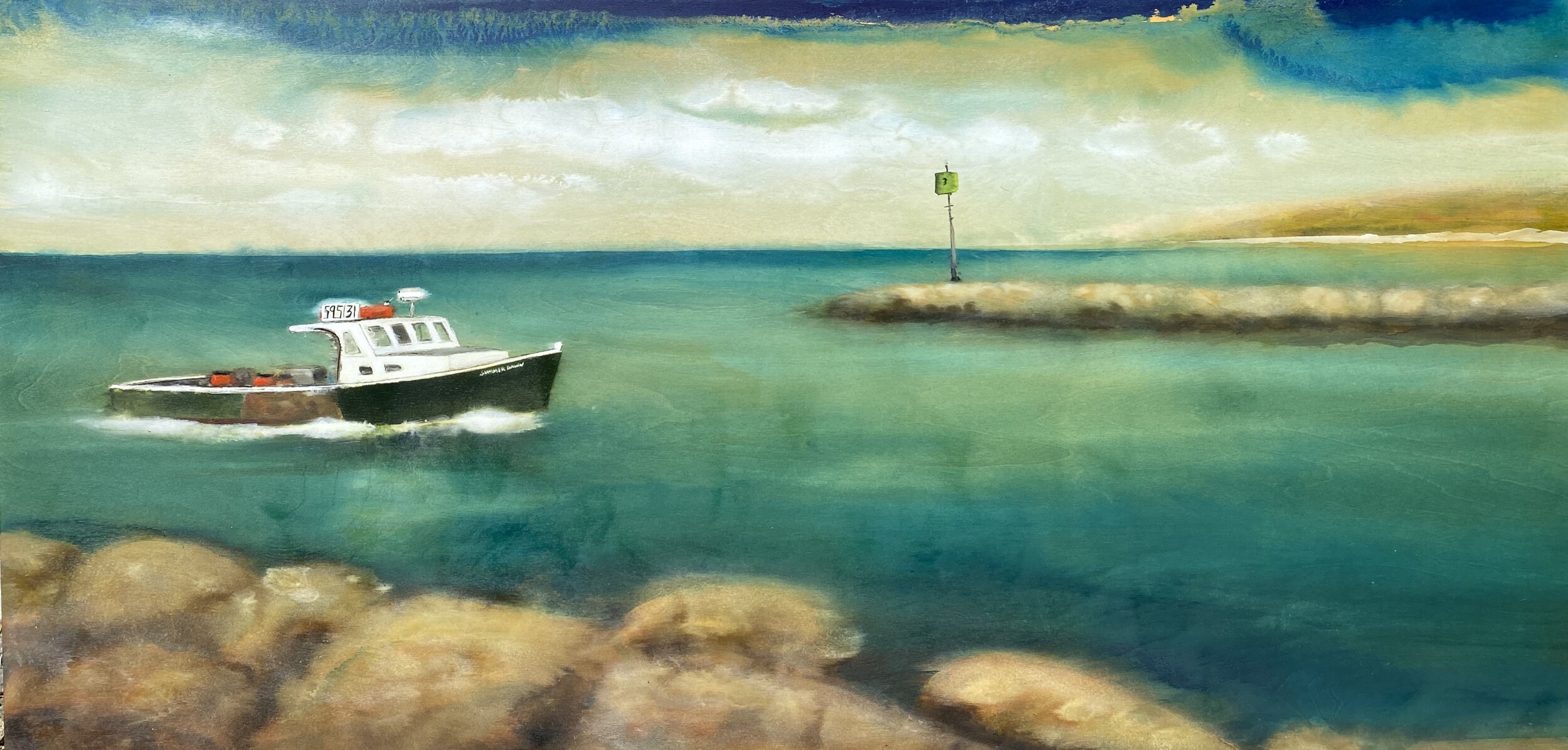 Summer Dawn headed in