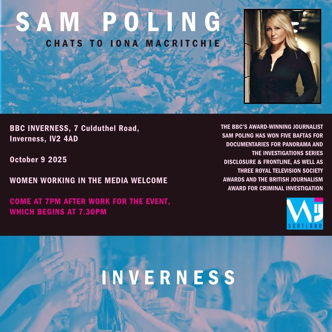  In-conversation with award-winning BBC journalist Sam Poling