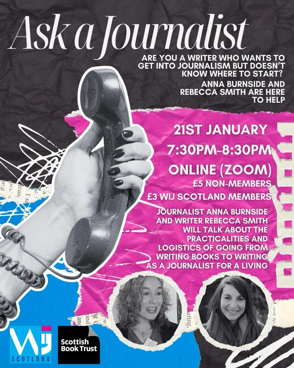 Ask a journalist - online event 