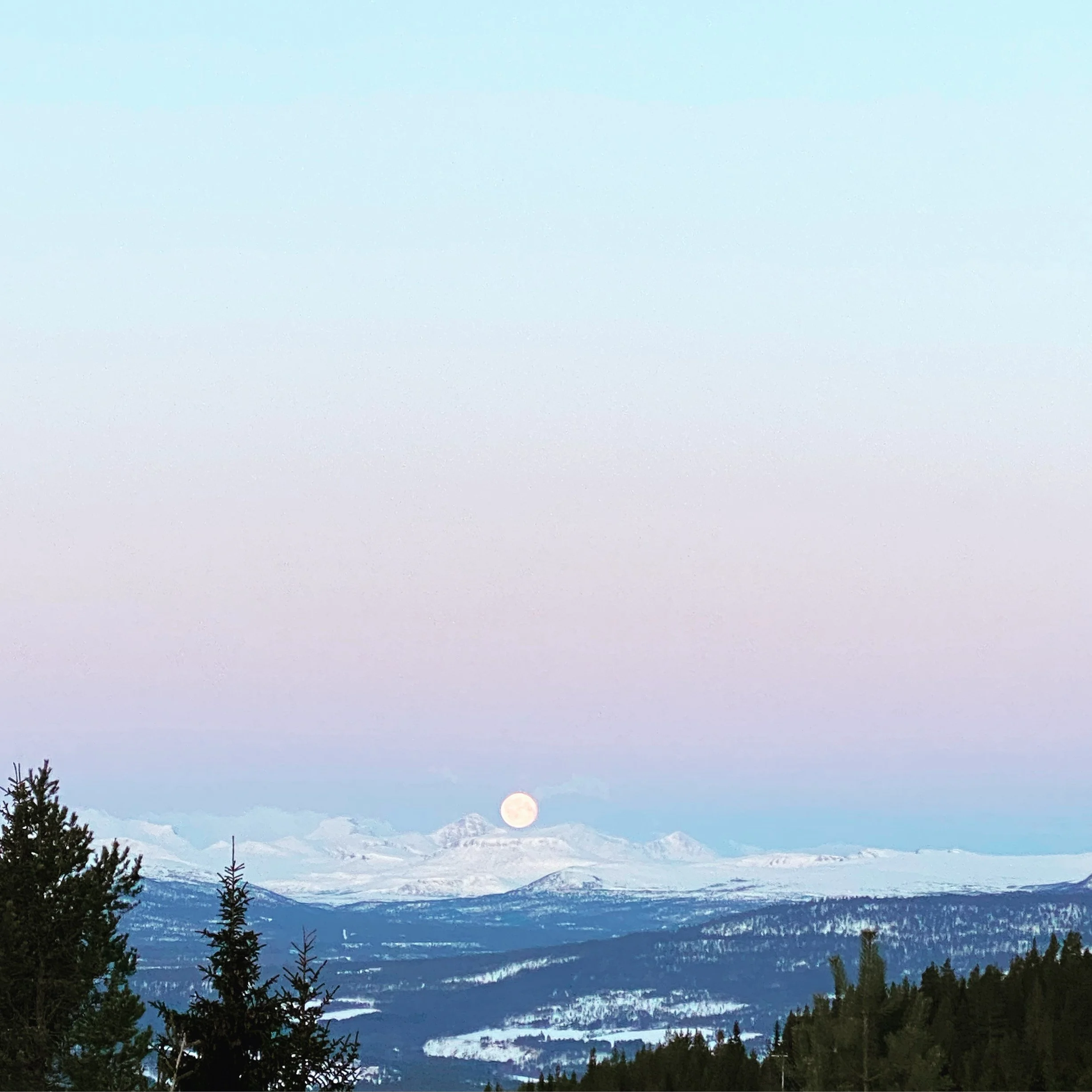 Stille yogaretrett på fjellet