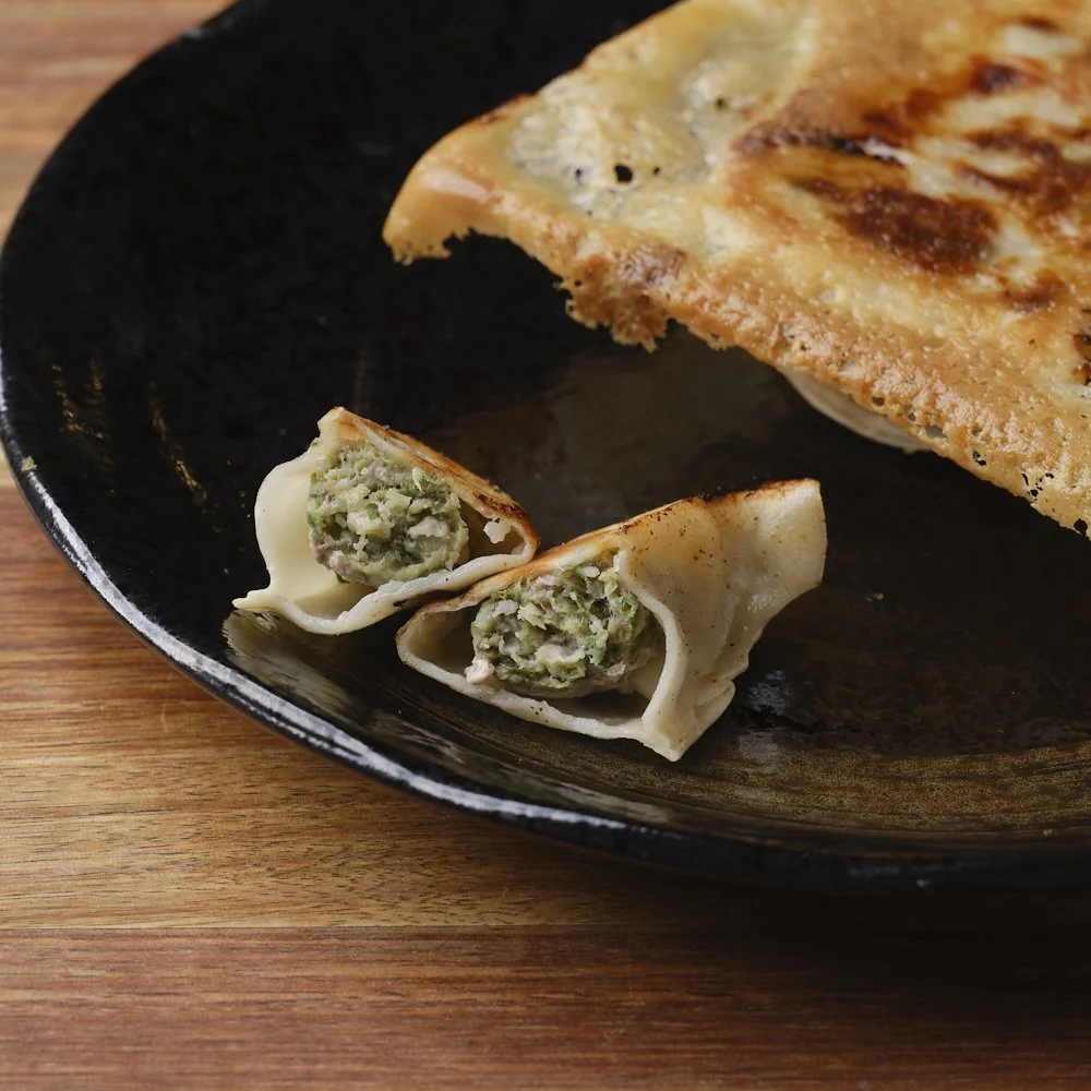 Pork and Salty Spring Onion Gyoza $13.9