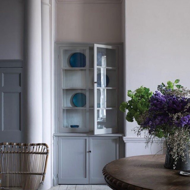 Just about to start a new Mood Board for a client and just taking inspiration from this Farrow &amp; Ball image, showing the beautiful colour &lsquo;Peignoir&rsquo;. Soft, subtle and sophisticated and goes so well with one of the colours on my list t
