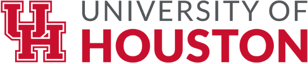 University of Houston logo with red and black colors