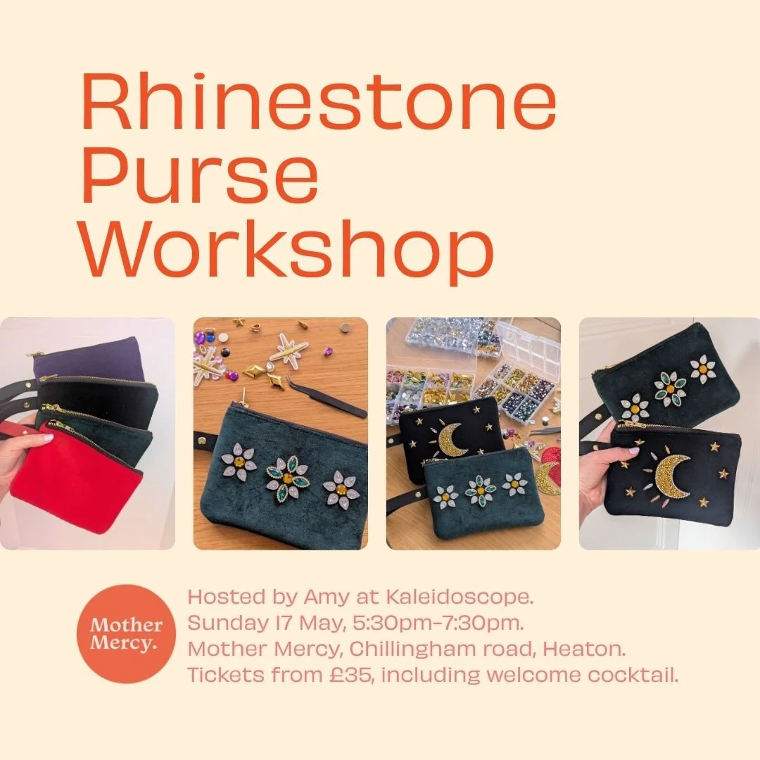 Rhinestone Purse Workshop with Kaleidoscope