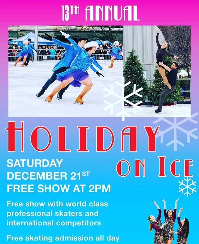 DATE CHANGE- due to weather our Holiday Show will now take place next Saturday December 21st! Sorry for any inconvenience and we can’t wait to see everyone back skating soon.