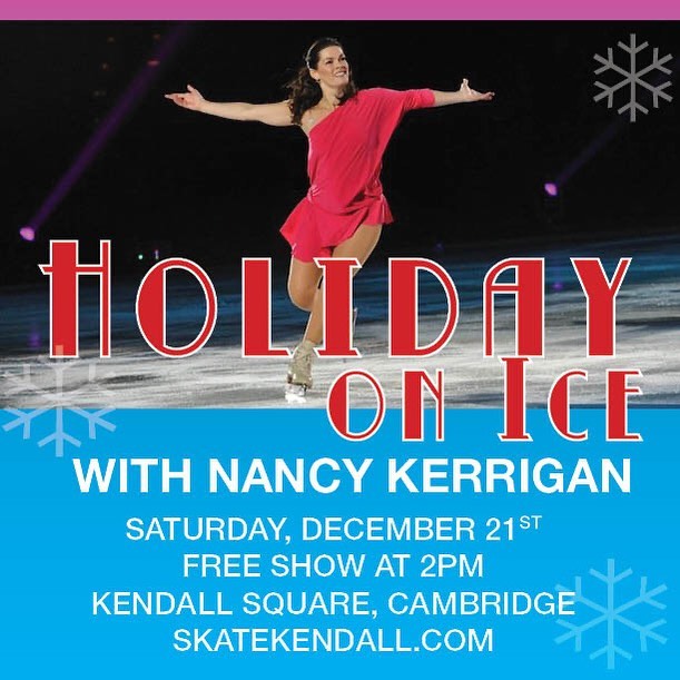 HUGE UPDATE: Nancy Kerrigan will be skating at our holiday show this year. Hope you can join us!!