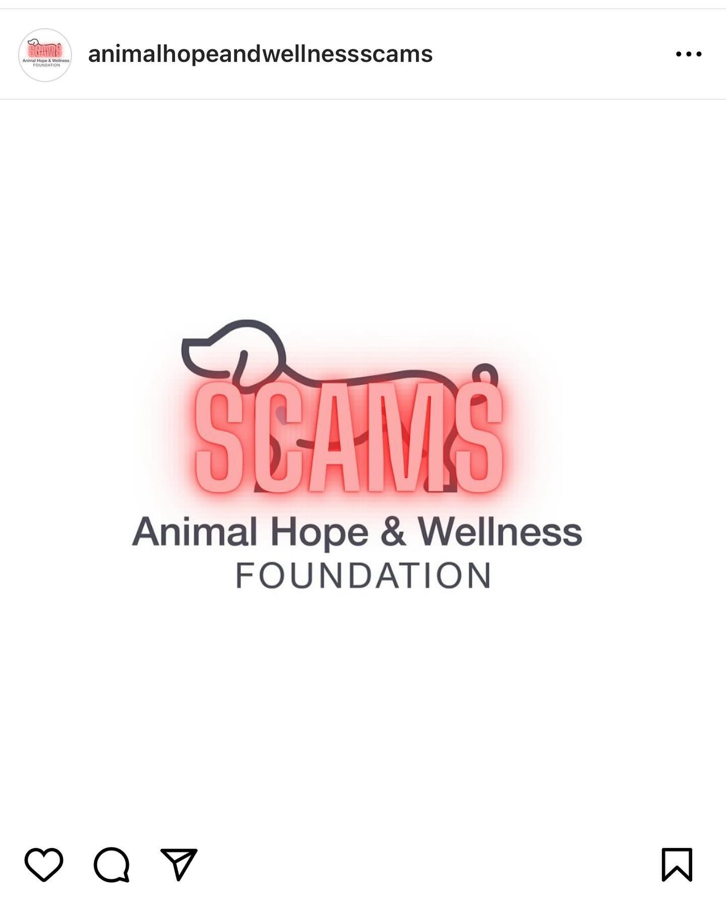 Give this @animalhopeandwellnessscams a follow and check out their website. Animal Hope and wellness  need to be exposed they haven&rsquo;t stopped abusing and using animals for donations!! 

#animalhopeandwellness  #animalhopeandwellnessscams #march
