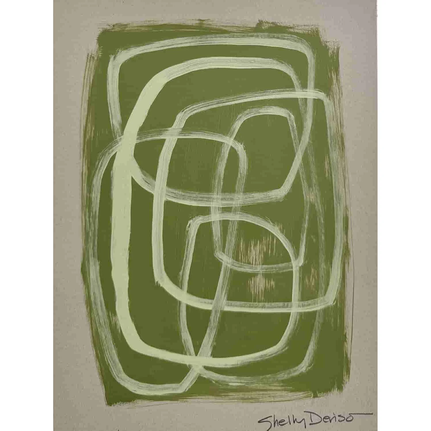 "Quiet Forms No. 11" 9 x 12