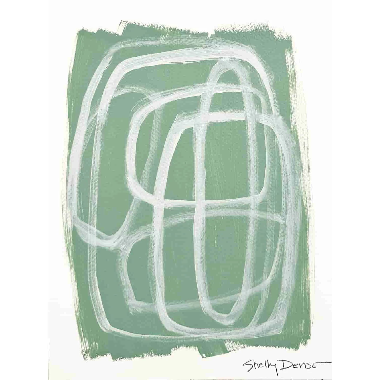 "Quiet Forms No. 6" 9 x 12
