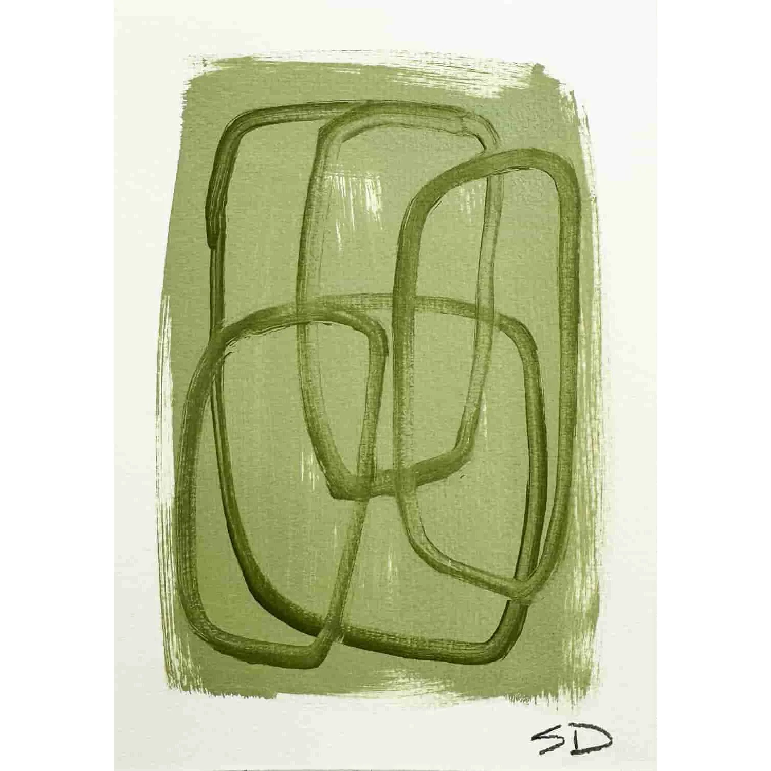 "Quiet Forms No. 14" 5 x 7