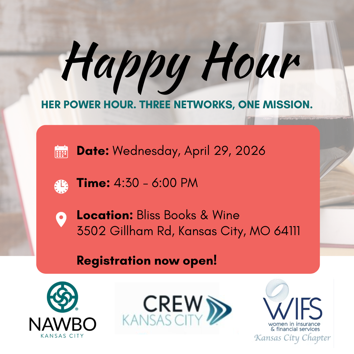 Happy Hour with WIFS &amp; CREW