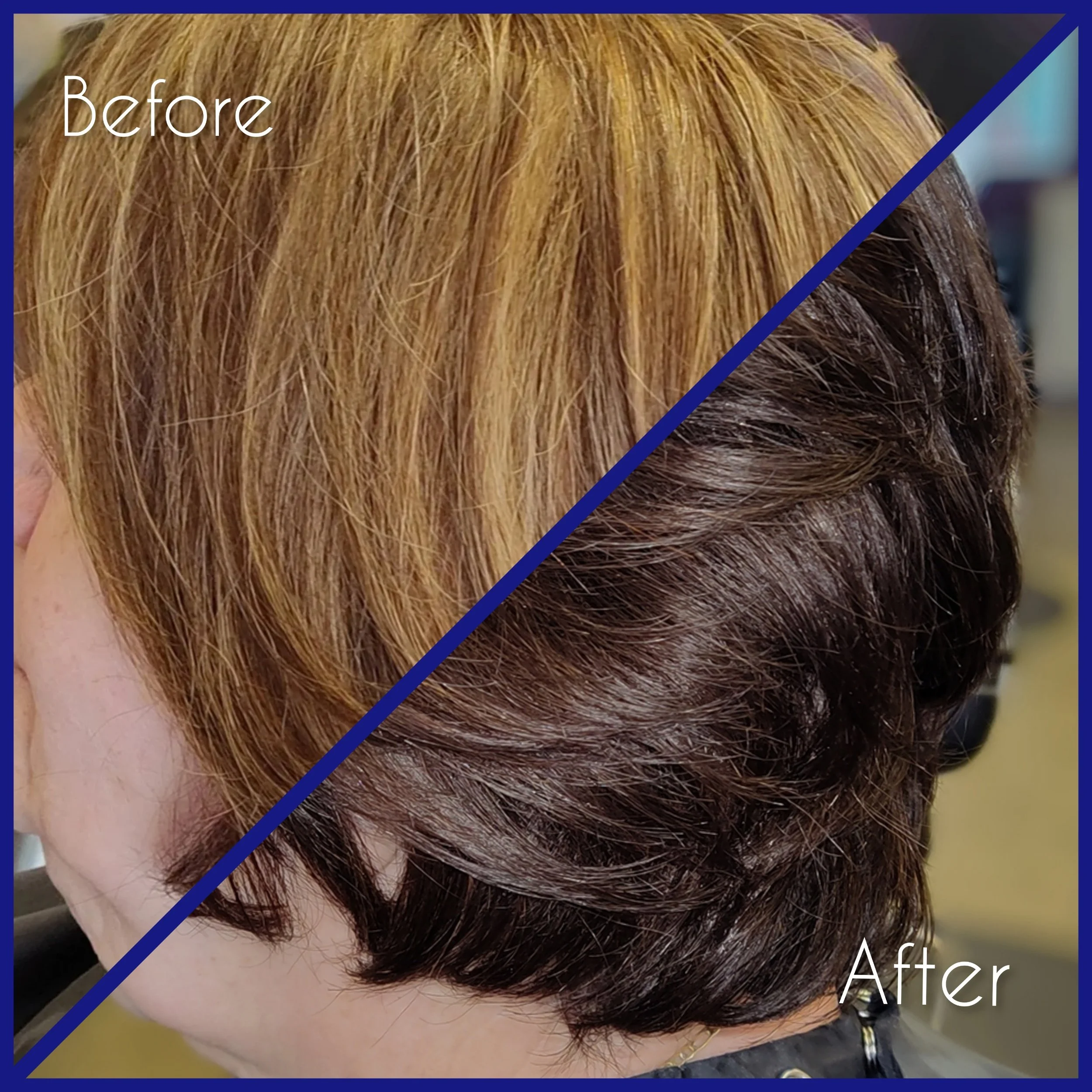 Tint Back, Colour, Haircut & Blowdry 