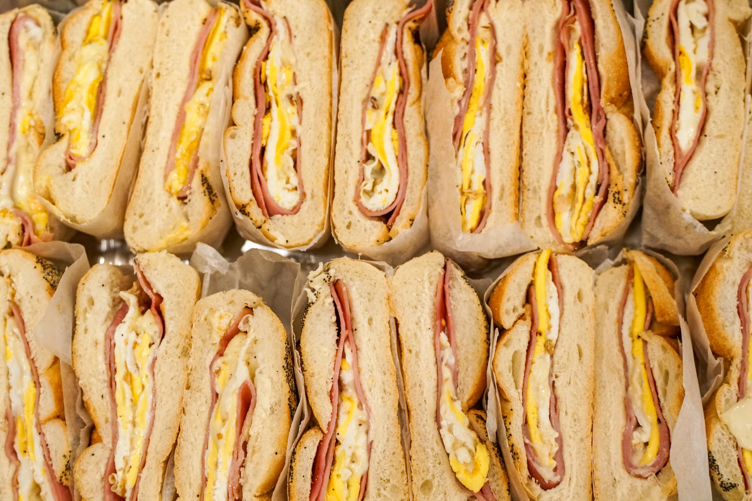 Breakfast Sandwich Platter- Ham
