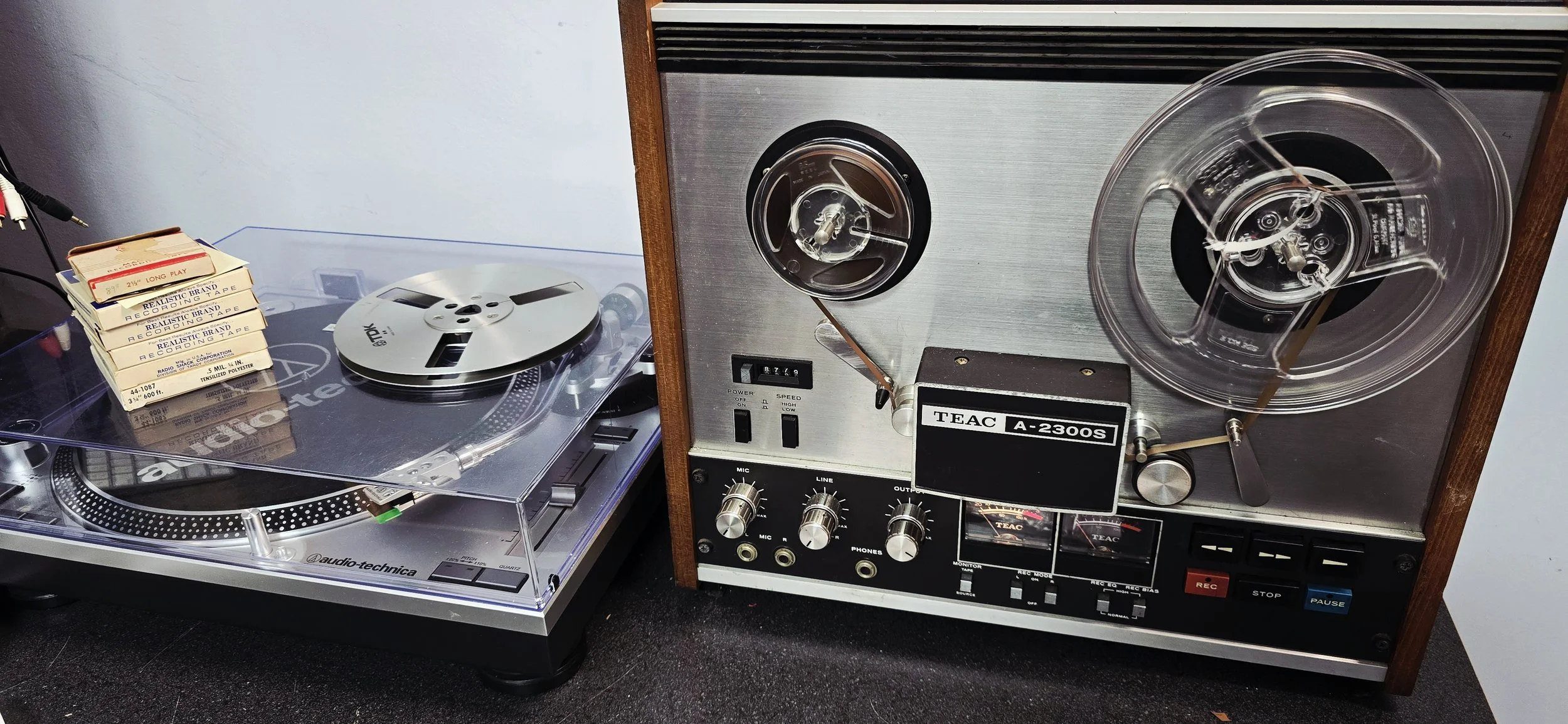 Vinyl and Reel to Reel transfers