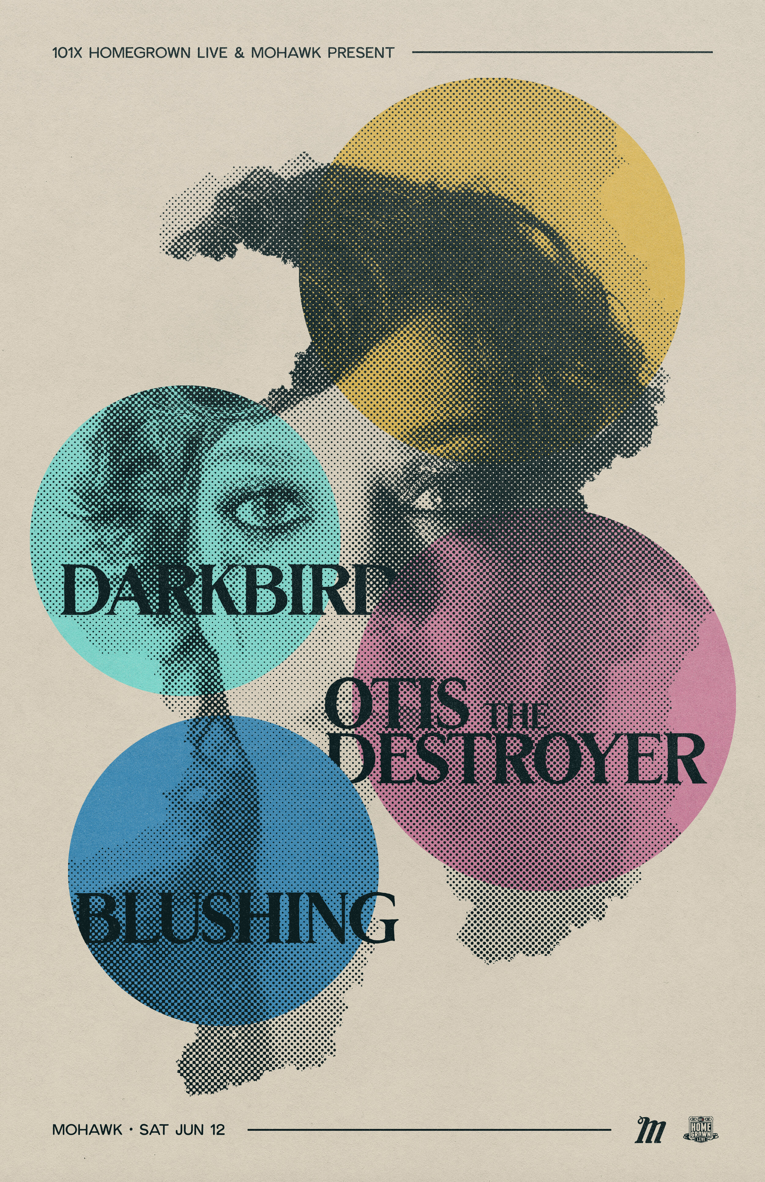 Darkbird + Otis The Destroyer + Blushing