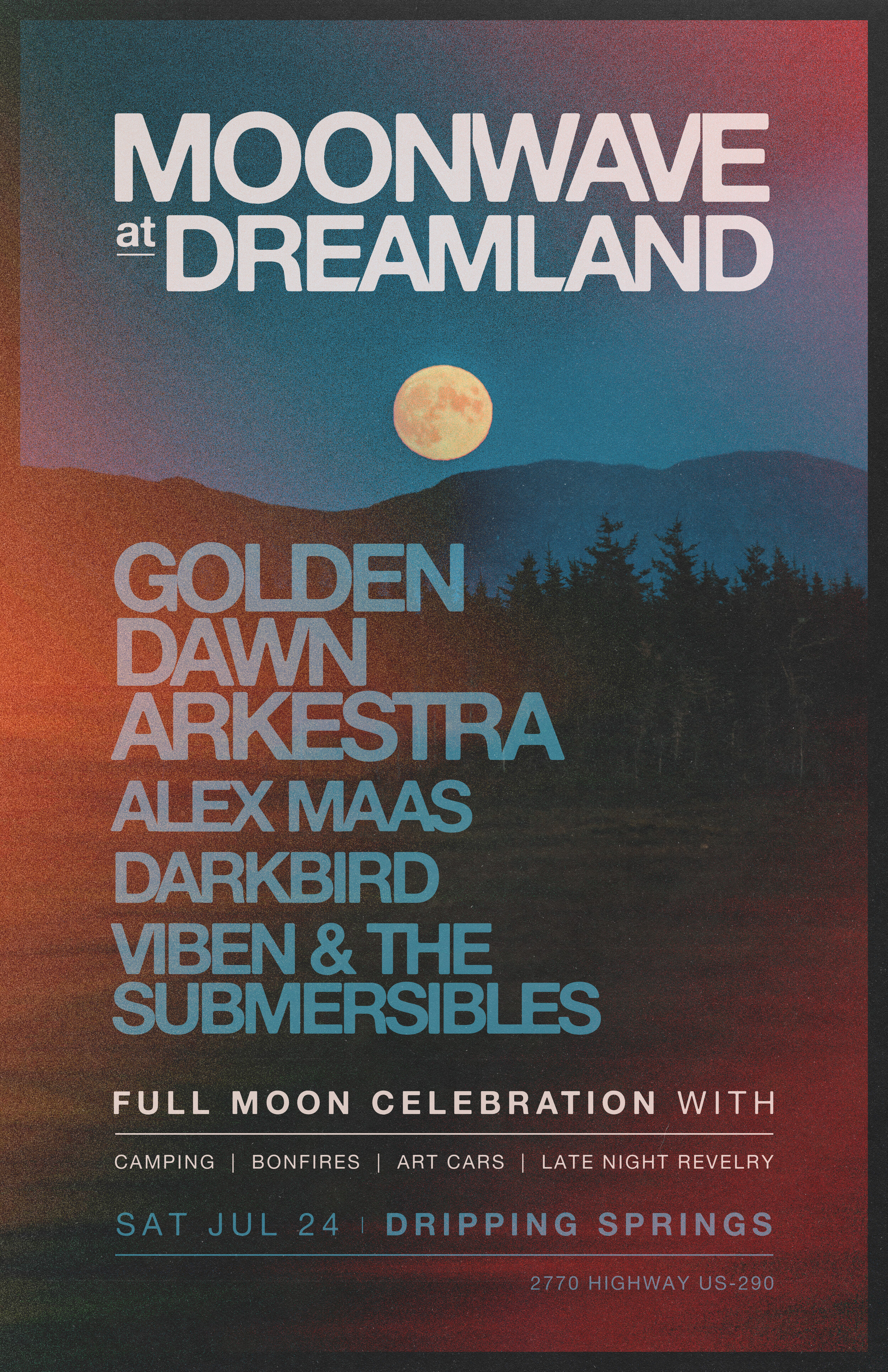 Moonwave At Dreamland Poster