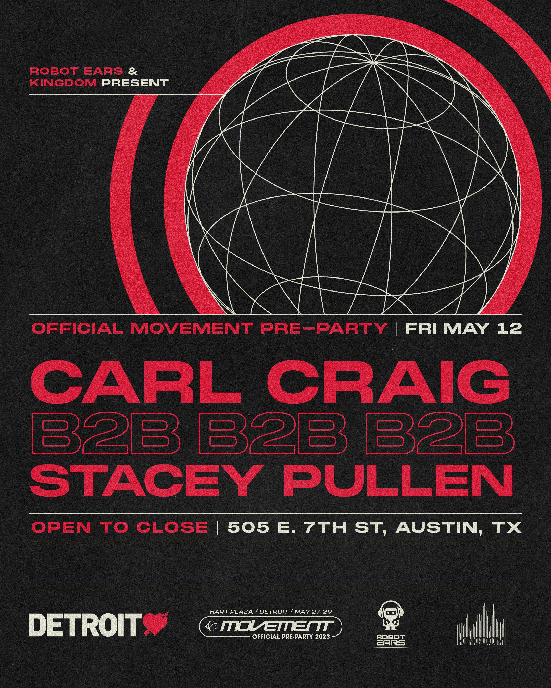 Movement Festival Pre-party with Carl Craig