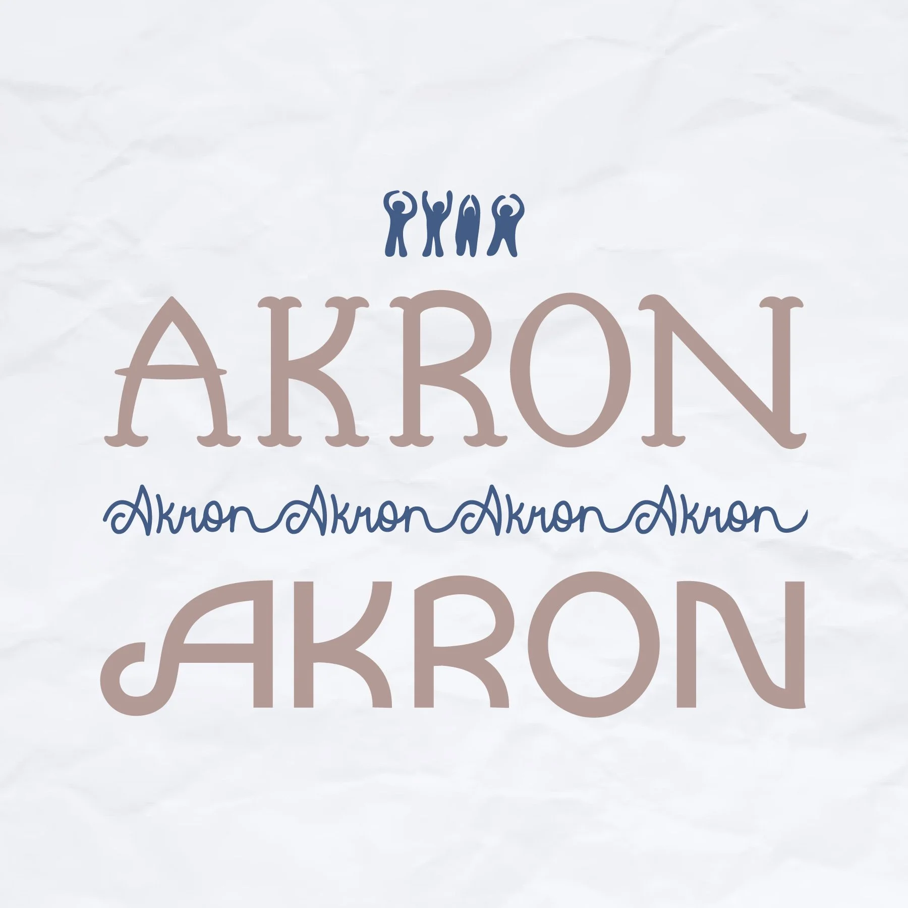 Akron Typography
