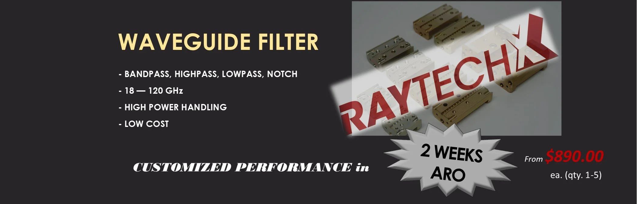 Waveguide Filter, Bandpass Lowpass Highpass