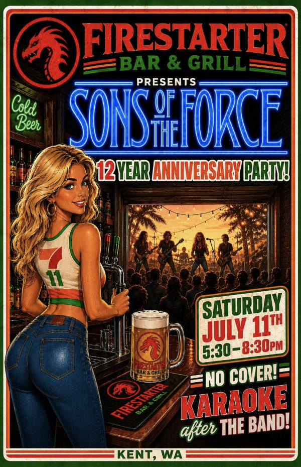 Firestarter Bar and Grill 12th Anniversary Pary