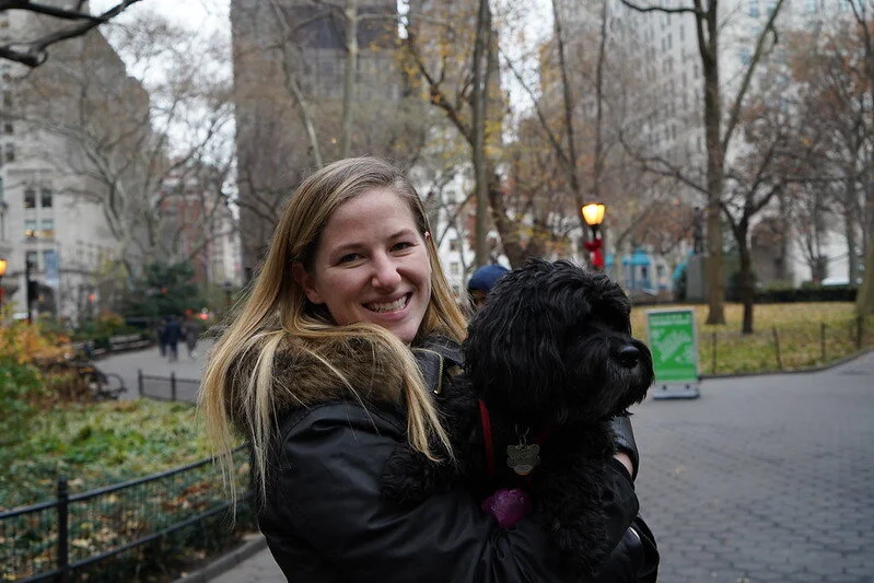 Katie Woods says having a dating app specifically made for dog owners and lovers can help eliminate people who are not truly passionate about dogs. Photo by Bessie Liu
