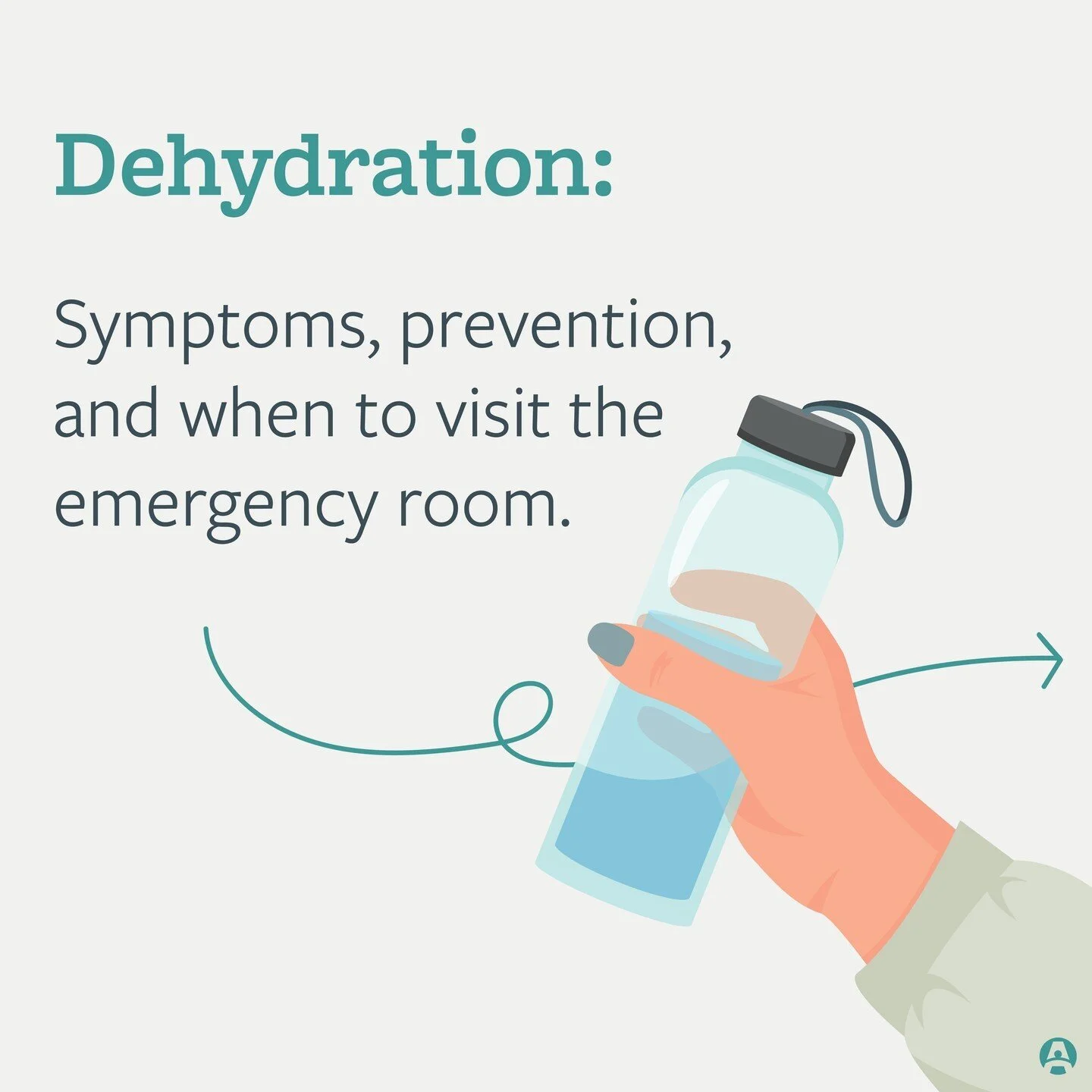 This summer, be sure to stay hydrated. Know the signs and symptoms of #dehydration, how you can prevent them, and when to seek professional help at the #emergencydepartment. To learn more, visit the link in our bio.