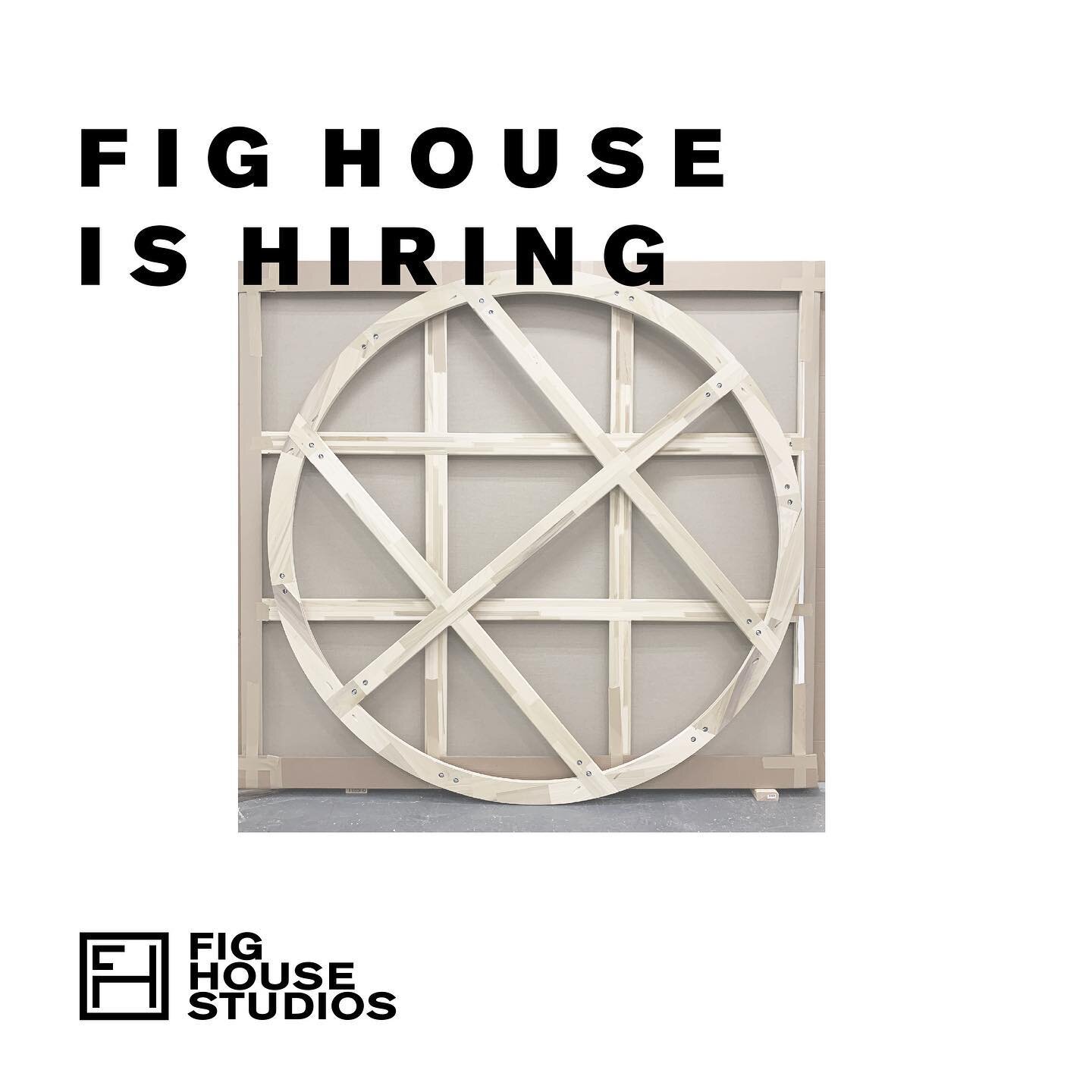 Fig House Studios is now hiring a Stretching &amp; Priming Assistant and a Production Assistant! 🔹 Come be a part of New York's premiere artist support studio. 🔹 Generous salary, outstanding team, &amp; the world's best clients. 
➡️ More informatio