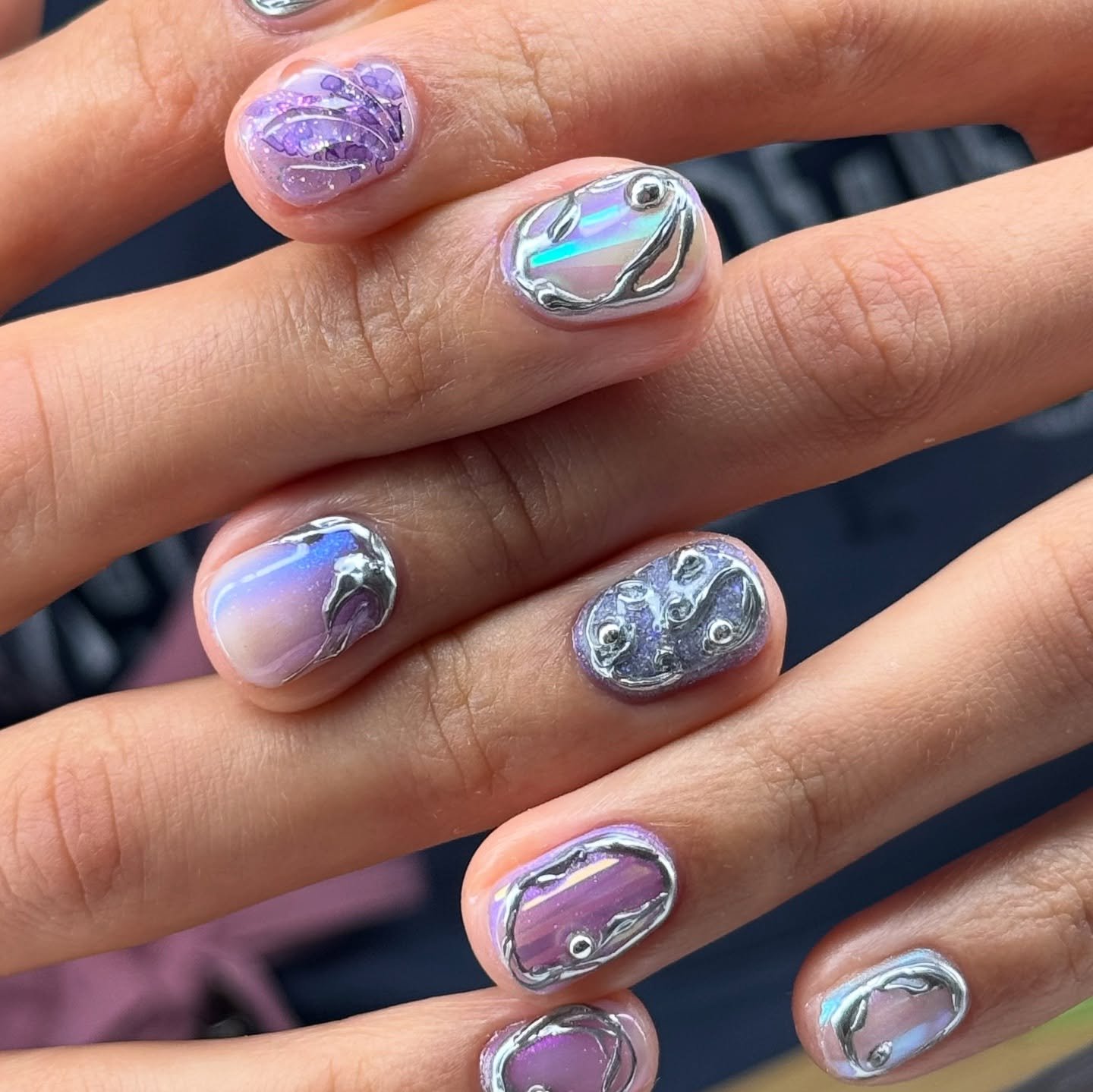 Natural nail design 💜🔮
How to make an appointment. 

1. Please visit website @ www.kaysamazingnails.com
2. Click appointment 

&nbsp; OR

&nbsp; Visit

https://app.acuityscheduling.com/schedule.php?owner=18587191

3.&nbsp; Choose service and techni