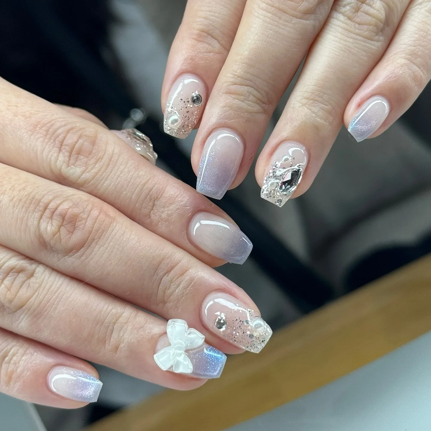 Natural nail design👑💎💎
#gelxnails #fairfaxnails#dmvnails #marblenails #cateyenail #summernail #eyelashes