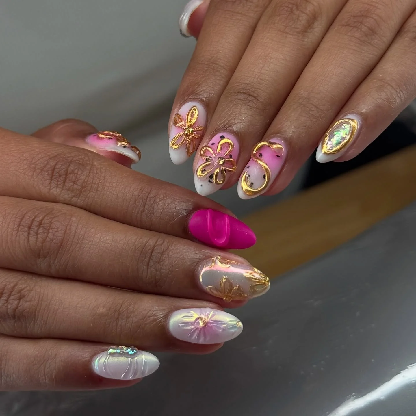 Summer nail design🎀
How to make an appointment. 
1. Please visit website @ www.kaysamazingnails.com
2. Click appointment 
  OR
  Visit
https://app.acuityscheduling.com/schedule.php?owner=18587191
3.  Choose service and technicia