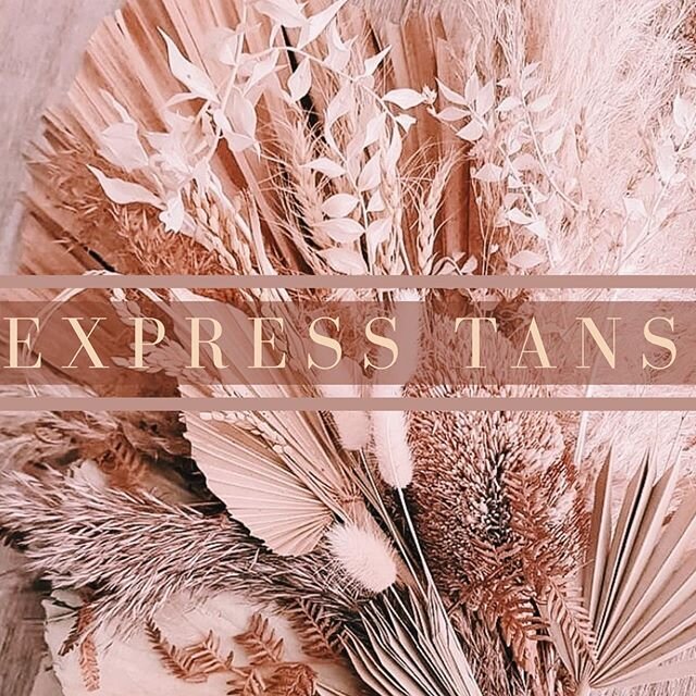 EXPRESS TANS! I am going to be encouraging everyone to do rapid tans during these next few months! It&rsquo;s hot and humid in Florida so that means sweating. With an express tan you can rinse early to avoid potential contact with water ❤️ This means