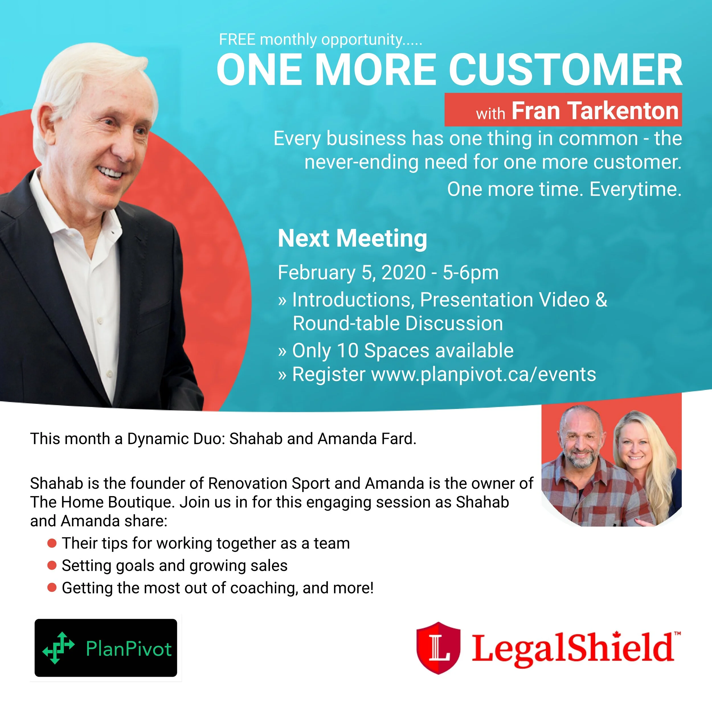 One More Customer Series - Feb 5, 2020